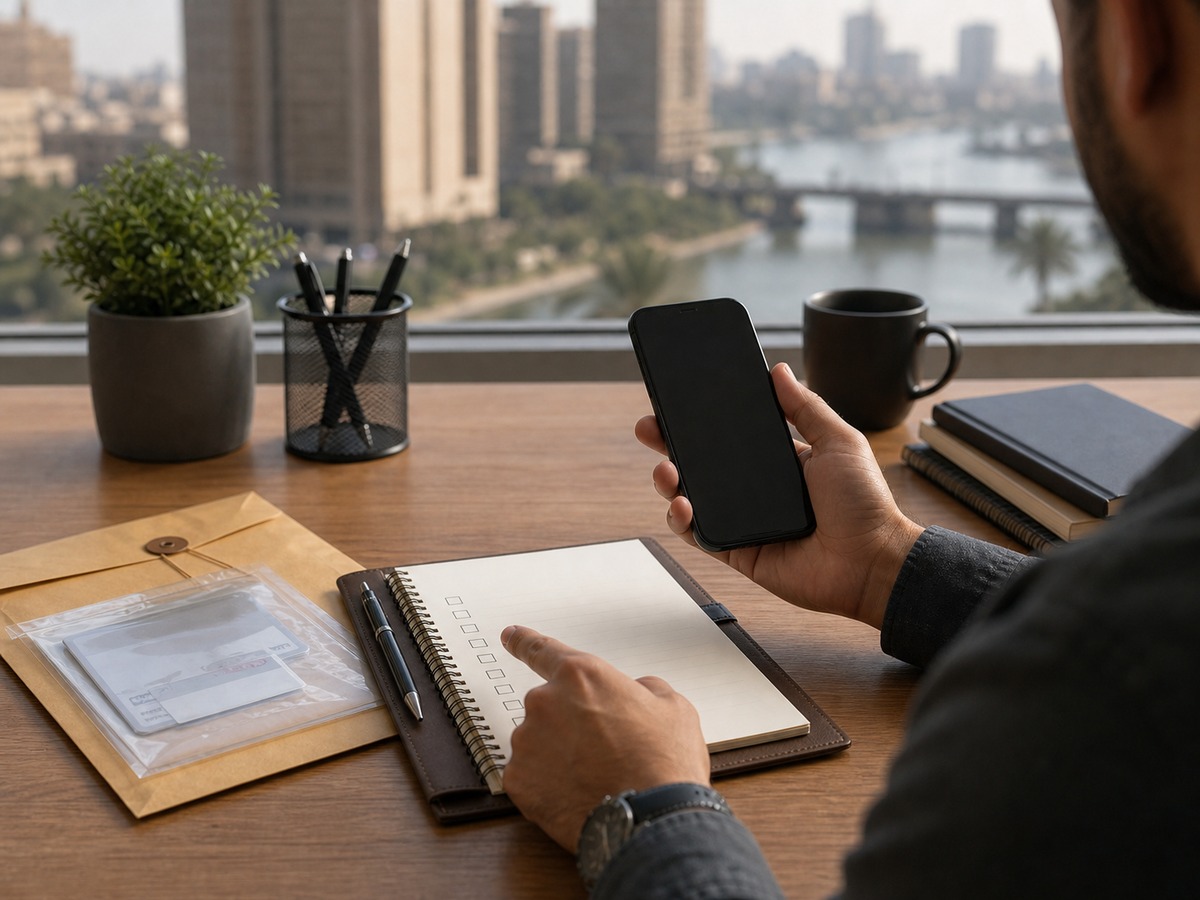 هاتف ومستندات مخفية البيانات لتجهيز أدلة دعم RedotPay بأمان لصفحة دعم RedotPay في مصر: أرسل أدلة، لا ترسل أسرار